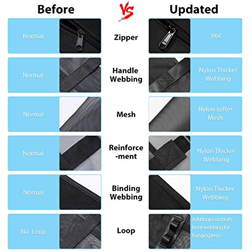 XXL Mesh Beach Bags and Totes, Extra Large Beach Bag with Zipper and