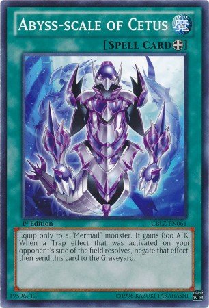 Yu-Gi-Oh! - Abyss-scale of Cetus (CBLZ-EN061) - Cosmo Blazer - 1st Edition - Common
