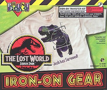 Lost World Iron On Gear Kit (T-Shirt Included)
