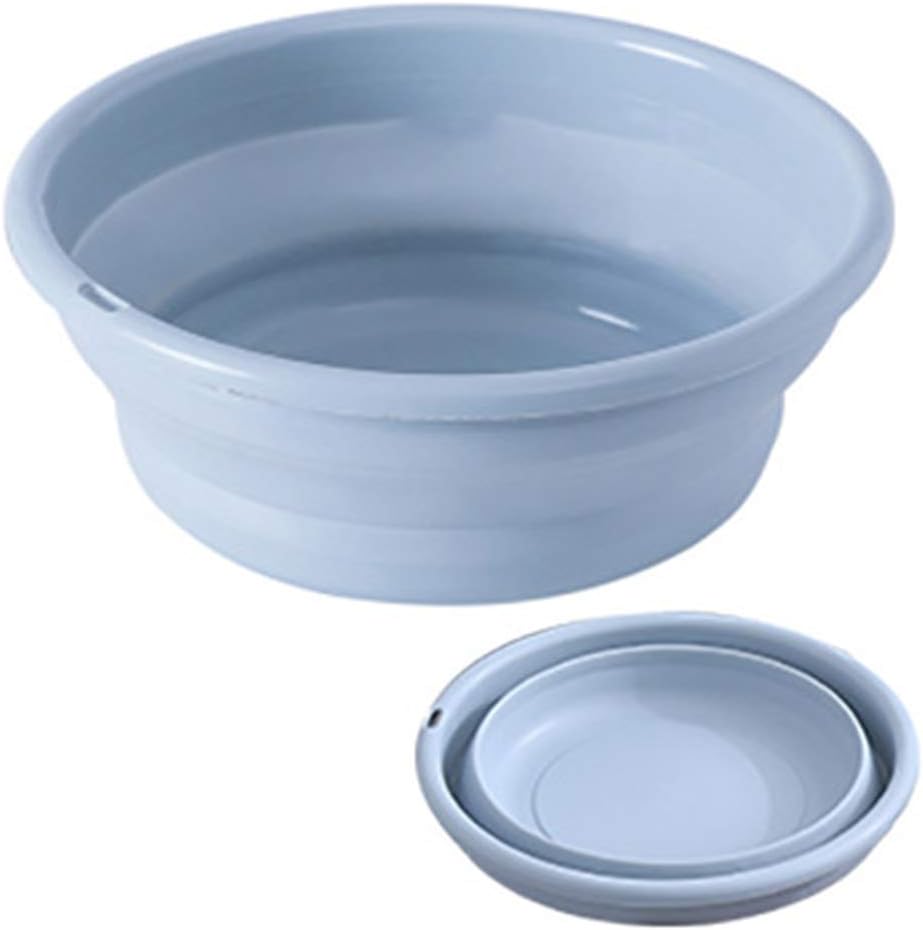 Amazon Fumud 折りたたみ 洗面器 洗い桶 たらい 足湯 掃除 洗濯 バス キッチン 湯おけ 家居 アウトドア 旅行用 3サイズ ブルー Large 洗い桶 オンライン通販