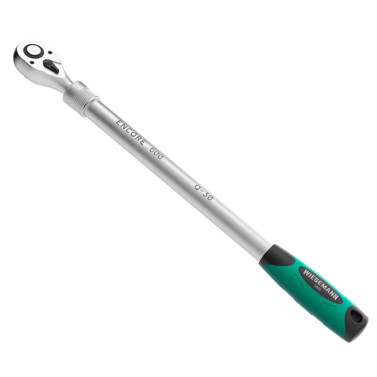 WIESEMANN 1893 Telescopic Ratchet 1/2 inch Encore 600 45-60cm from I Telescopic Ratchet for Work with high Torques up to 615 Nm I with 72 Teeth, Ball Guard & Switch Function I 81338