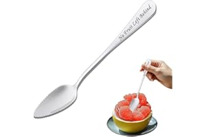 Fruit Lover Birthday Gifts for Wife Anniversary Wedding Gifts for Her Girlfriend Grapefruit Spoons Stainless Steel Salad Spoo