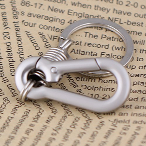 image for Maycom Retro Style Simple Strong Carabiner Shape Keychain Key Chain Ri