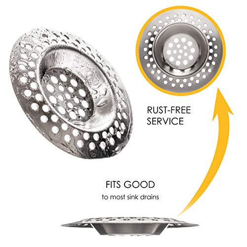 image for LinesOne Portable steel hair catcher Pack of 3, Standard strainer drai