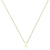 Initial necklace for Women 14k Gold Plated Dainty Letter Necklaces Tiny Cute Initial Pendant Choker Simple Trendy Personalized Letter Name Necklaces Jewelry Gift for Women