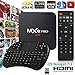 Mega1Comp - MXQ Pro HDTV Box Full HD 1080P up to 4K Android 7.1 64 Bit Amlogic S905W Quad Core 1G/8G HDMI WiFi Internet Browser/Games/Apps Google Play with Mini Wireless Keyboard