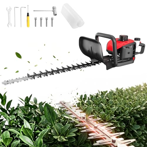 24-Inch 36cc 2 Cycle Gas Powered Dual Sided Hedge Trimmer (Red, 36cc) photo 10