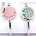 Mesinya tree of life Aromatherapy Bracelet / 316L s.steel Essential Oils Diffuser Locket bangle 7.6''-8''wrist