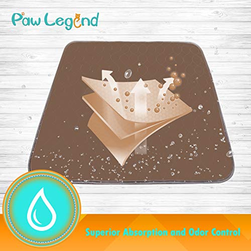 Paw Legend Waterproof Reusable Dog Pee Pads Super Absorbent (2 Pack) - Washable Dog Training Pads |  - //medicalbooks.filipinodoctors.org