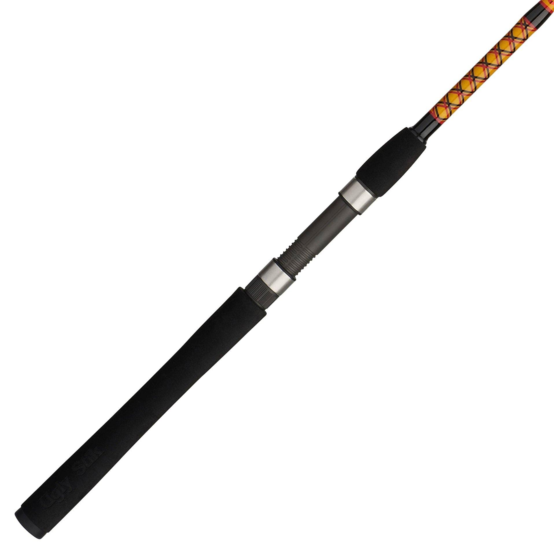 Photo 1 of **ONLY HALF OF THE FISHING ROD**Ugly Stik Bigwater Spinning Fishing Rod, Black/Red/Yellow