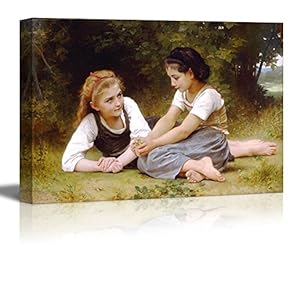 BRAND_NAMEThe Nut Gatherers by William Adolphe Bouguereau Print...