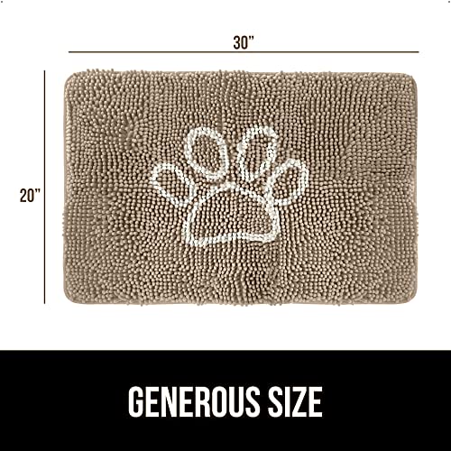 Gorilla Grip Soak Stopper Absorbent Chenille Indoor Doormat, Rubber