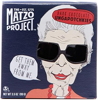 The Matzo Project - Case of Handcrafted Dark Chocolate and Coconut Ungapotchkies, 3.5oz, Pack of 12