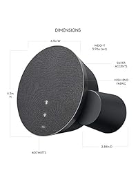 Logitech MX 2.0 Multi Altavoces estéreo con Premium Dispositivo digital audio de sonido para ordenadores de sobremesa, portátiles y Bluetooth (980   001281)