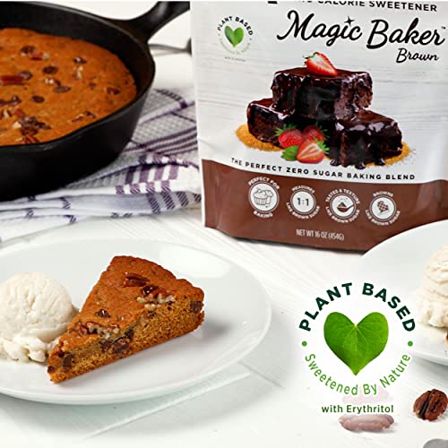 SPLENDA Magic Baker Brown Zero Calorie Plant Based Granulated Baking