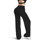 KAIFUYING Wide Leg Leggings Women, High-Waisted Straight Leggings, Casual Pants for Women, Wide Leg Yoga Pants