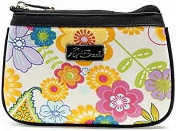 Long Beach Small Cosmetic Coin Purse - Cute Neoprene Women's Make Up Case For the Bare Necessities (Whimsical Daydream)