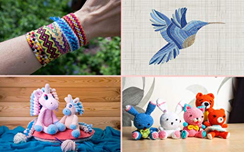 6 Premium+Rainbow+Embroidery+Floss+Thread