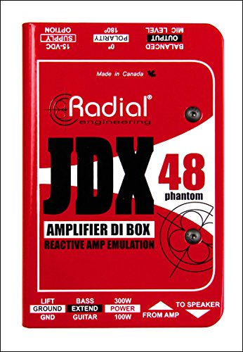 Radial JDX 48 1-Channel Active Instrument Direct Box