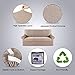 H.VERSAILTEX Modern Spandex 2 Pieces Sofa Cover Lycra Jacquard High Stretch Sofa Slipcover Stylish Furniture Cover/Protector Machine Washable- Sofa- Sand