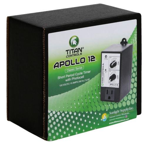 Titan Controls Short Cycle Timer w/ Photocell, Single Outlet, 120V - Apollo 12
