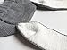 YJYdada Baby Toddler Kids Boy Girl Warm Knitted Caps Crochet Rabbit Ear Beanie Hat Winter (grey)