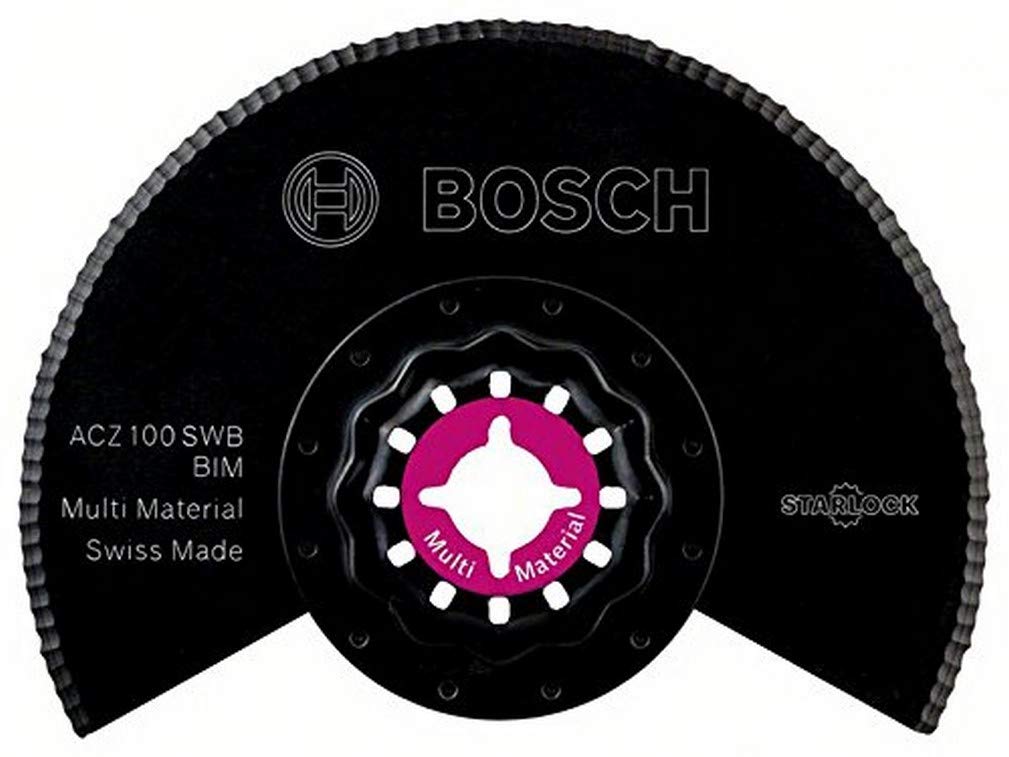 Bosch Starlock ACZ 100 SWB BIM Segment Serrated Knife for All PMF Multi-Tools