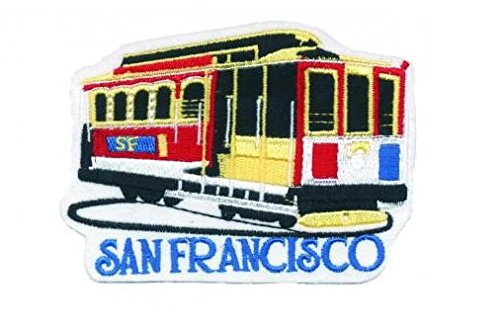 San Francisco Cable Car Iron On Patch