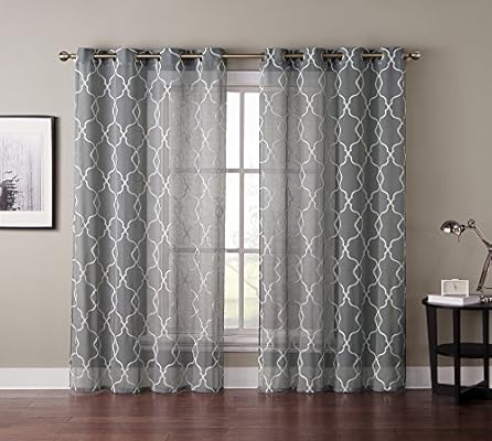 Amazon Com Victoria Classics Single 1 Window Curtain Panels
