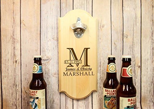 Personalized Bottle Opener - Imprint Initial