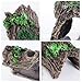 Miracliy Aquarium Decorations Hide Hollow Tree Log Decaying Trunk Resin Wood Decoration for Fish and Shrimp, Small Sizethumb 4