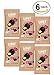 Lebby Dark Chocolate Covered Chickpea, Irresistibly Delicious Dark Chocolate Chickpea Snack Packs, Gluten Free, Non-GMO & Vegan, 1.5 Ounce (Pack of 6)