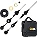 Hicarer 31 mm Quartz Clock Mechanism High Torque Long Shaft Clock Movement Wall Clock Movement Replacement with 2 Spade Hands for DIY Clock Repair Parts
