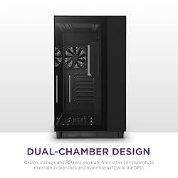 NZXT H9 Flow Dual-Chamber ATX Mid-Tower PC Gaming
