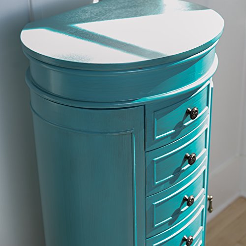 Hives and Honey Bailey Jewelry Armoire, Turquoise Pricepulse