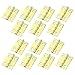 HOODDEAL 30pcs Mini Cabinet Drawer Butt Hinges Multifuction Accessories,18 x15 mm