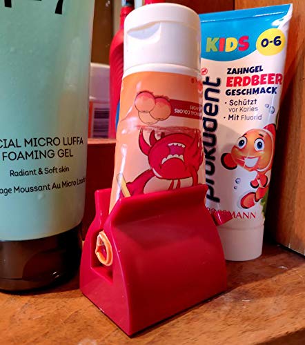 RAYNAG Rolling Toothpaste Squeezer Tubes Squeezing Roller Dispenser 2 Pack Manual Toothpaste Tube Squeezers