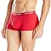 Calvin Klein Men's Underwear Air FX Micro Low Rise Trunks, Brilliant Red, Medium