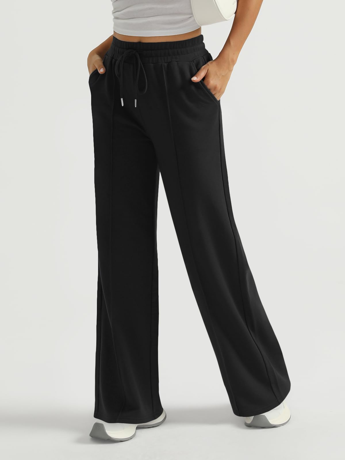 AUTOMET Womens Wide Leg Sweatpants Baggy Lounge Travel Pants Fall Fashion Outfits 2025 Winter Clothes Joggers