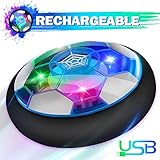 EpochAir Hover Soccer Ball Rechargeable Boy Toys, Floating Air Soccer with LED Light and Foam Bumper Kids Toys for Boys Girls Toddler