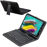 Navitech Black Keyboard Case Compatible with The 10" Windows 10 Fusion5 Ultra Slim Windows Tablet