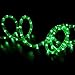 WYZworks 150' feet Green LED Rope Lights - Flexible 2 Wire Accent Holiday Christmas Party Decoration Lighting | UL Certified