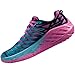 Hoka One One Women's Clayton 2 Running Shoe, Medieval Blue/Fuchsia/Blue Atoll, 8.5 B(M) US