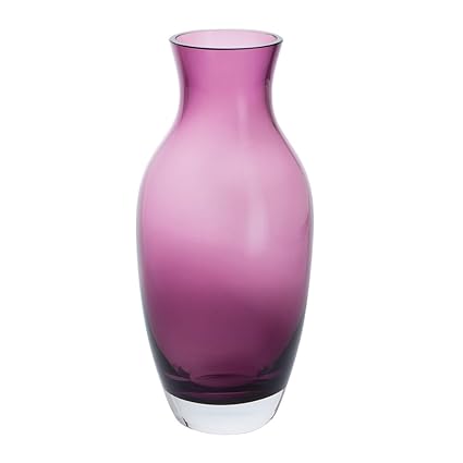 Dartington Crystal Amphora Tall Vase Crystal Amethyst 9 5 X 9 5