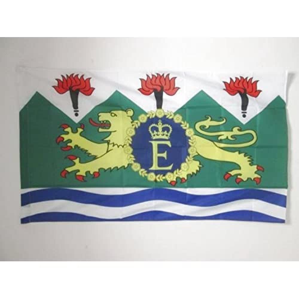 AZ FLAG - Royal Standard of Sierra Leone 1961-1971 Flag - 3x5 Ft - Sierra Leonean Kingdom Banner with Sleeve - 100% Polyester - Fade Resistant - Vivid Colors - 3' x 5' Feet - 150x90 Cm