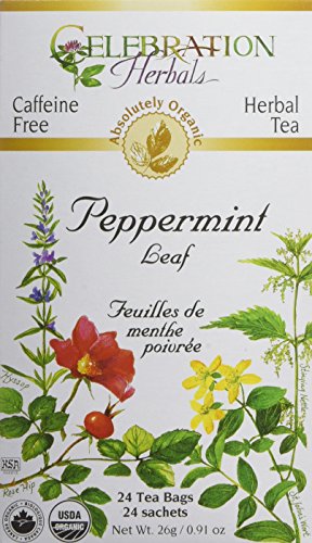 Celebration Herbals Peppermint Leaf Tea Organic 24 Tea Bag, 26Gm
