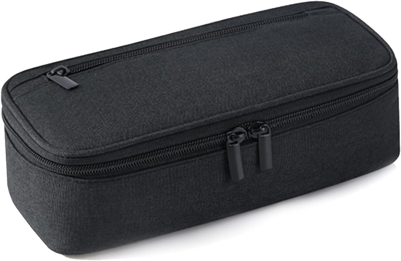 KUIZHEN Black Pencil Case, Large Capacity Pencil Cases for Boys, Angoo Pencil Case, Pencil Pouch with Compartments for Organising Stationery, School Office Supplies