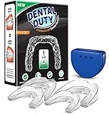 Professional Dental Guard -4(pack)- Stops Teeth Grinding, Bruxism, Tmj, & Eliminates Teeth Clenching .All Orders includes Fitting Instructions & Anti-Bacterial Case. 100% Satisfaction Is guaranteed!