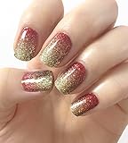 Authentic Incoco Nail Polish 16 Double-ended Strips By It's a Nail - Solar Flare