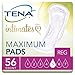 TENA Intimates Maximum Absorbency Incontinence/Bladder Control Pad, Regular Length, 56 Count (Packaging May Vary)